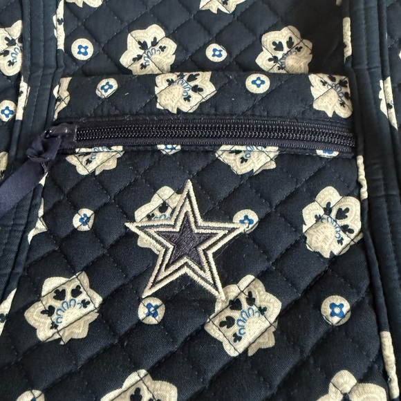 Vera Bradley Dallas Cowboys L Tote Bag - Picture 3 of 6